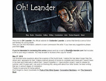 Tablet Screenshot of o-leander.com